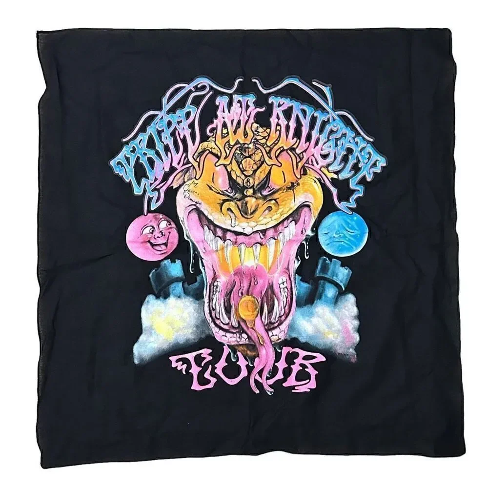 Trippie Redd VIP Drawstring Bag & Bandana Set,Tripp At Knight Tour Concert Merch